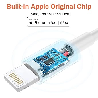 Pbuddy iPhone Charger Cable, 3Pack 1M USB-A to Cable, Premium iPhone Cable Compatible with iPhone 13/13 Pro/13 Pro Max/Mini/12/12 Pro/11/X/8/7/6/5s/SE/iPad Pro/iPod Pbuddy iPhone Charger Cable, 3Pack 1M USB-A to Cable, Premium iPhone Cable Compatible with iPhone 13/13 Pro/13 Pro Max/Mini/12/12 Pro/11/X/8/7/6/5s/SE/iPad Pro/iPod
